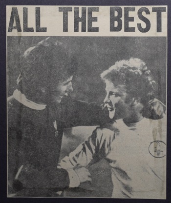 All the best, says Smith to Bremner in Fairs Cup - 28 April 1971